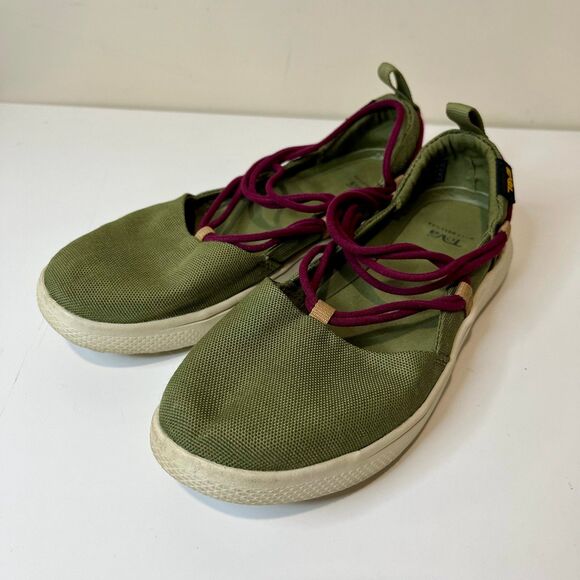 Teva Women’s VOYA Infinity Mary Jane Flat Sandals size 6 - Picture 1 of 6